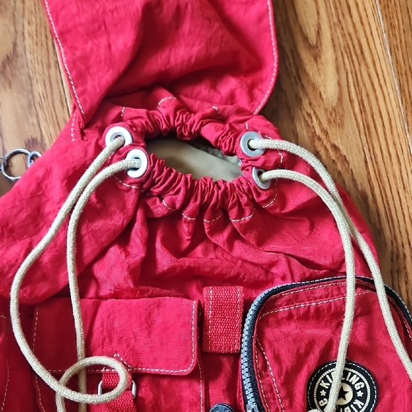 Red Kipling Mini Backpack - Picture 3 of 7